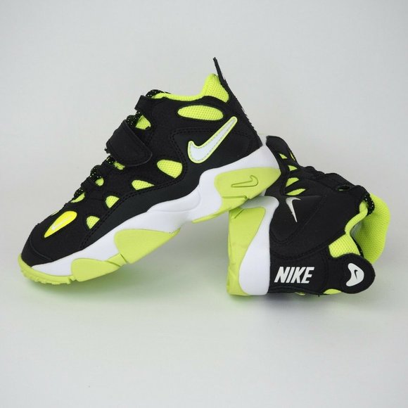 NIke Other - Nike Turf Raider TD Toddler Shoes Black White Volt